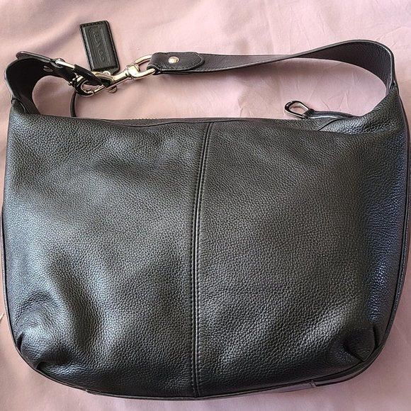 Coach Mid Size Black Shoulder Bag - Picture 7 of 10